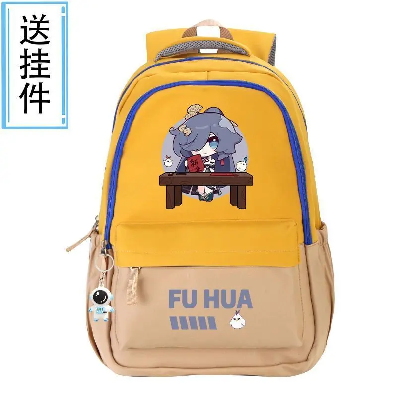 

Anime Honkai Impact 3Rd Two-Dimensional Male And Female Elementary Junior Hih School Lare Capacity Backpack Computer Tr