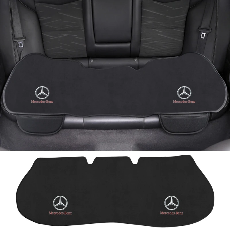 1 pz cuscino per seggiolino auto fodera antiscivolo velluto di seta ghiaccio peluche per Mercedes Benz B/C/E/S classe A classe C200L GLC GLK nuovo