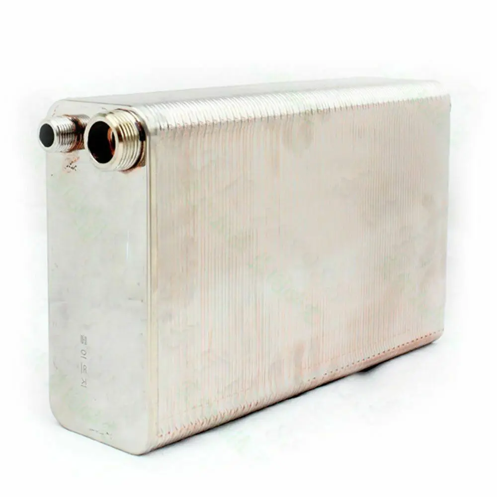 Brazed Plate Heat Exchanger 32 Plates Water Heater Stainless Steel Small Size High Efficiency Heat Recirculating Chiller