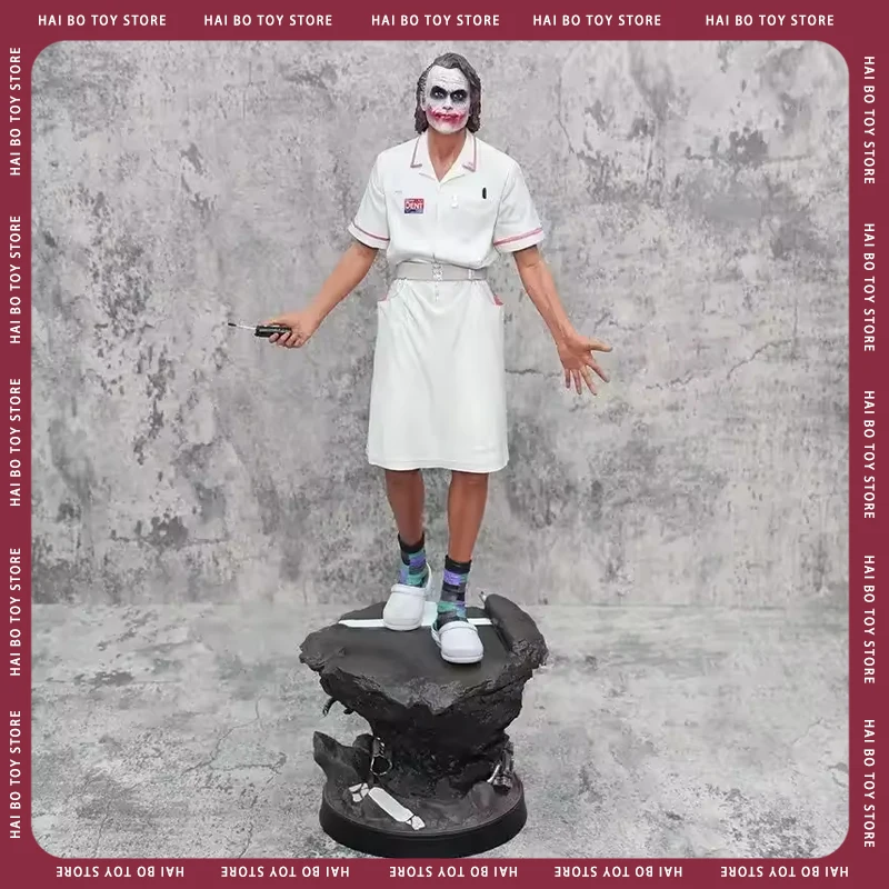 

54 см серия Джокера Dc Heath Ledger, униформа медсестры, фигурка Джокера, стоячая сцена, модель, орнамент ручной работы, статуя из смолы Gk, игрушка, подарки