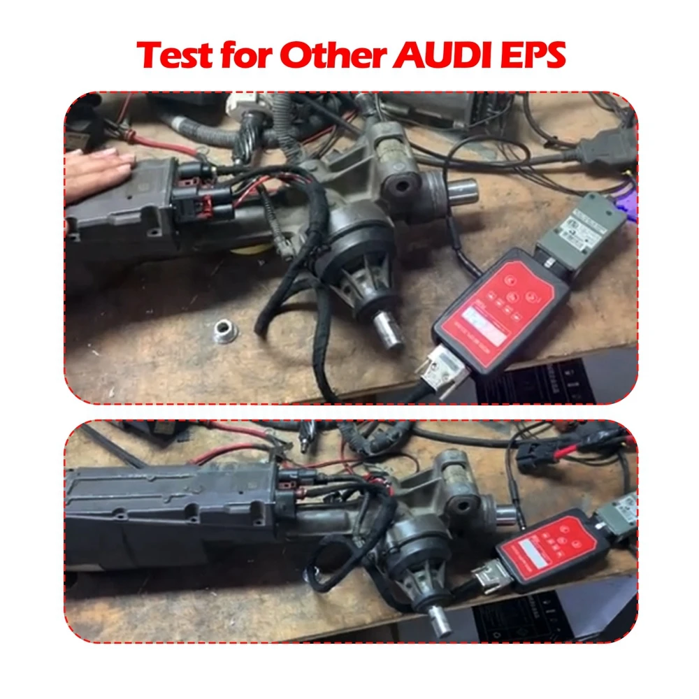 For Audi A4 A5 A6 Q5 Q7 EPS Wheel Steering Motor Tester Automoblie diagnosis tool in workshop, Torque Sensor Simulator