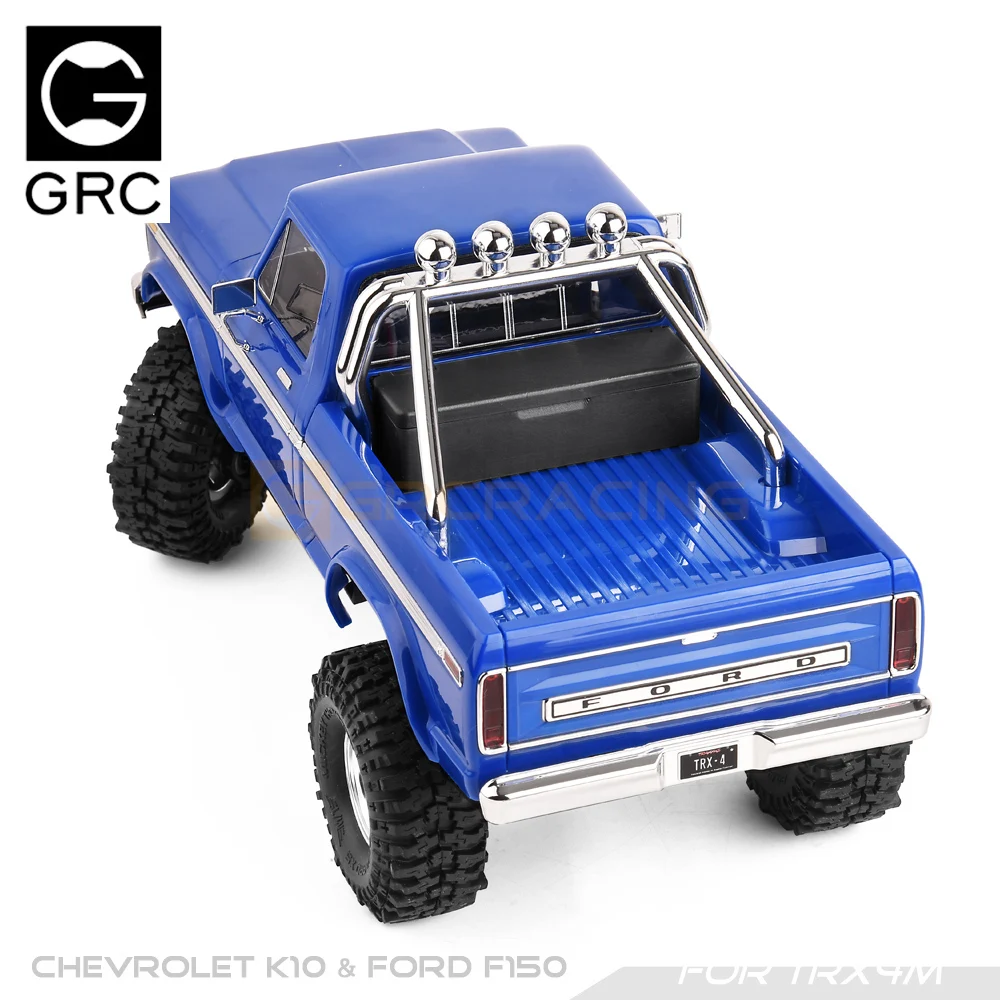 GRC TRX4M F150 Pickup Truck Cargo Storage Box Toolbox 3D Printing for TRX4M Ford F150 Upgrade Option Parts Accessories #G180B