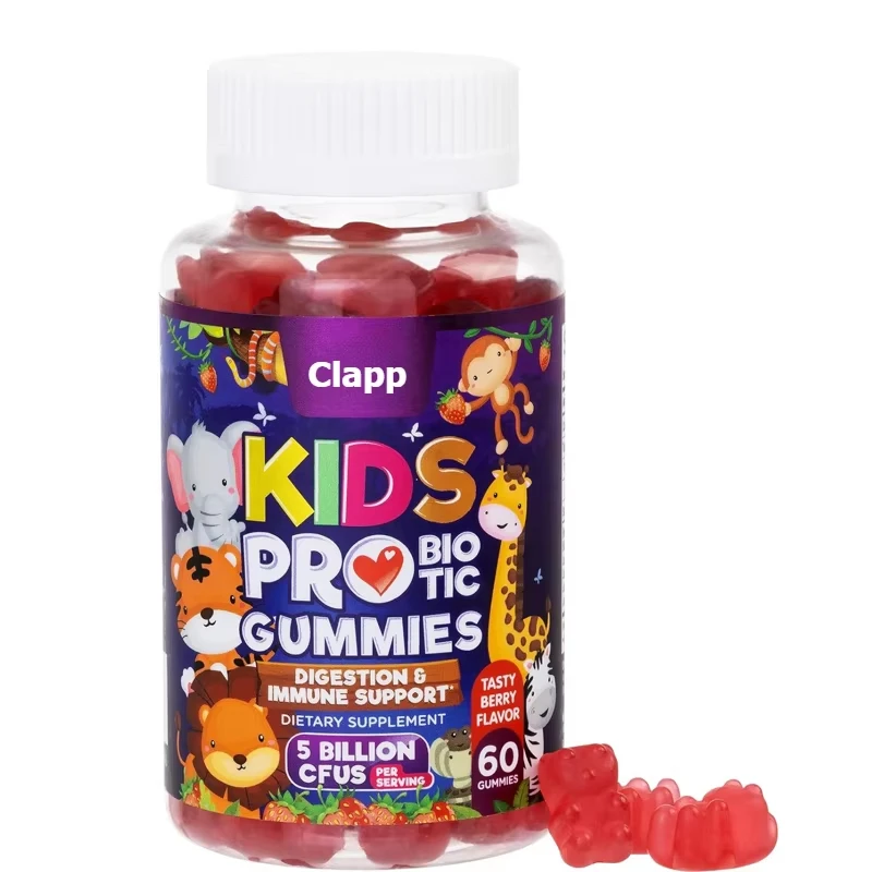 

Children's probiotic gummies -5 billion colony units containing lactobacilli and bifidobacteria - digestive health