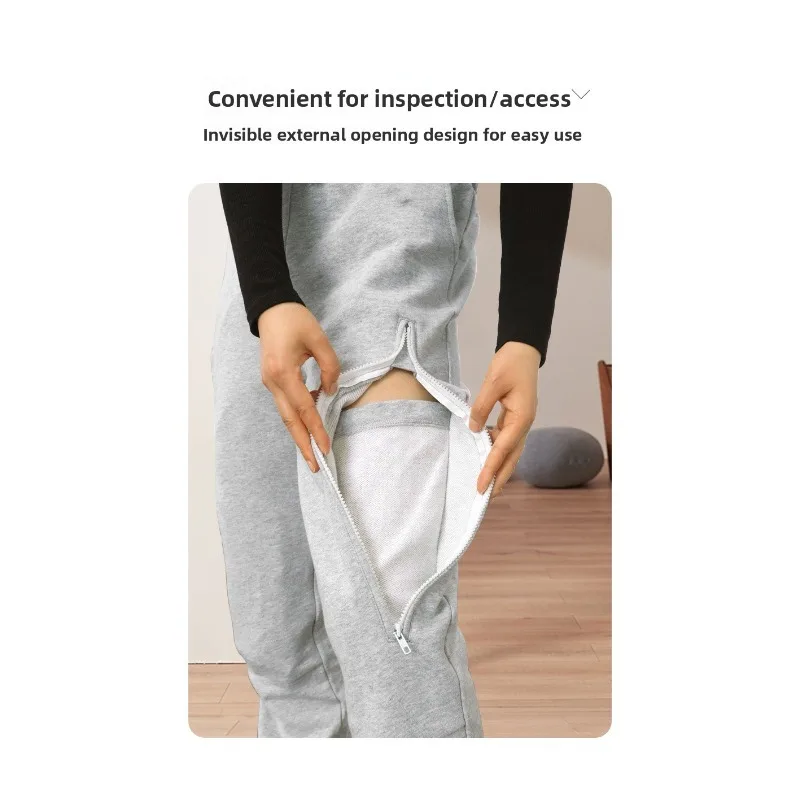 Adult Ostomy Bladder Nephrostomy Pants Incontinence Trousers Catheter Bile Drainage Bag Spring Fall Winter Soft Unisex Daily Use