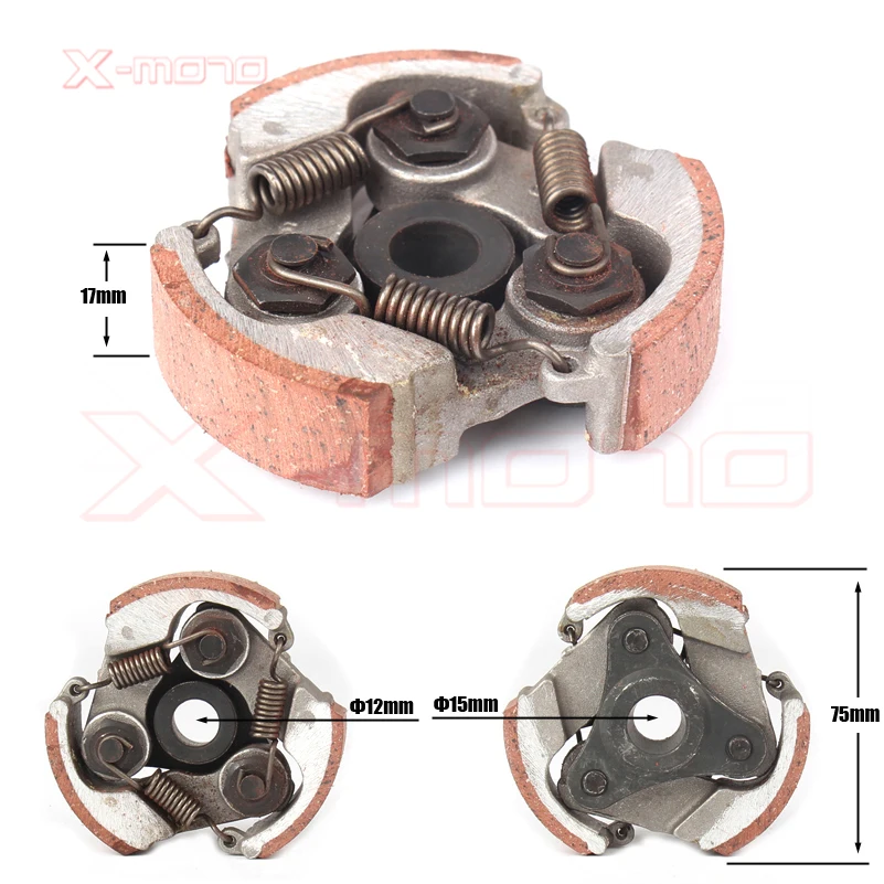 MOTOR Store Shoes 40-6/40-5/ for KTM50 Centrifugal Clutch Plate 49cc Mini Pocket Pit Quad ATV Dirt Ride Coffee