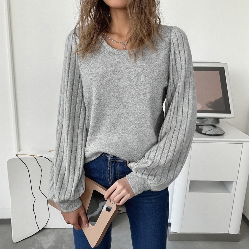 

Горячая девушка с длинным рукавом, прямая футболка-труба, повседневное весеннее платье, осенняя мода, женский материал высшего качества, удобная посадка