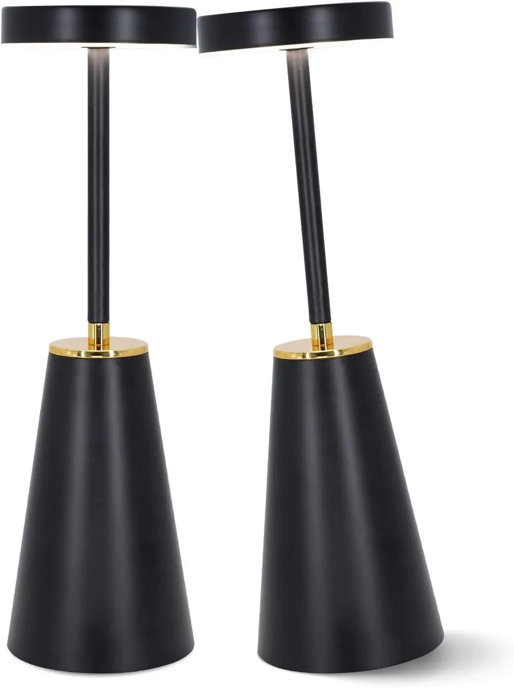 

Cordless Table Lamps, Touch Control Battery Operated Desk Lamp for Living Room Set of 2, Bedside Lamps for Nightstand, Rechargea