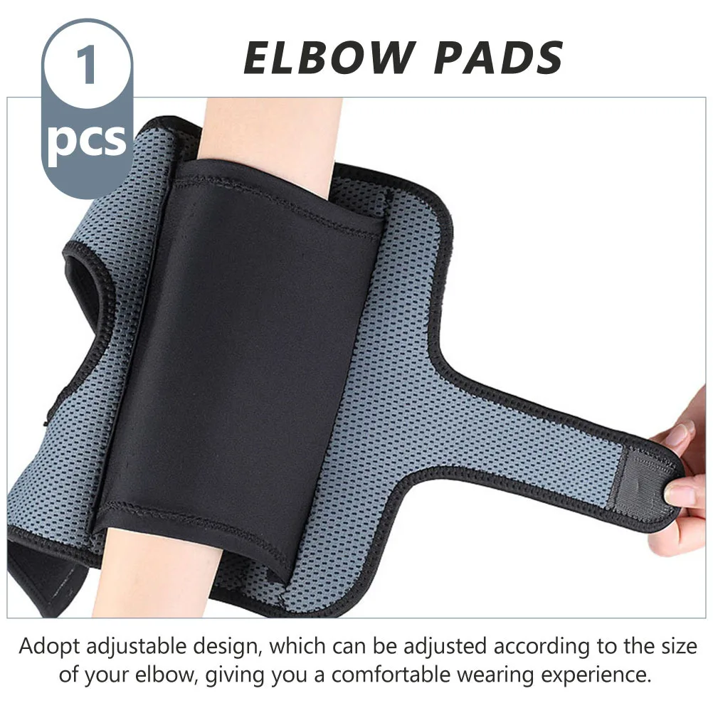 قطعة واحدة من وسادات الكوع القابلة للتعديل، ضغط عالي الجودة مناسب للحماية من تأثير نمط الحياة النشط، واقي رياضي مرن