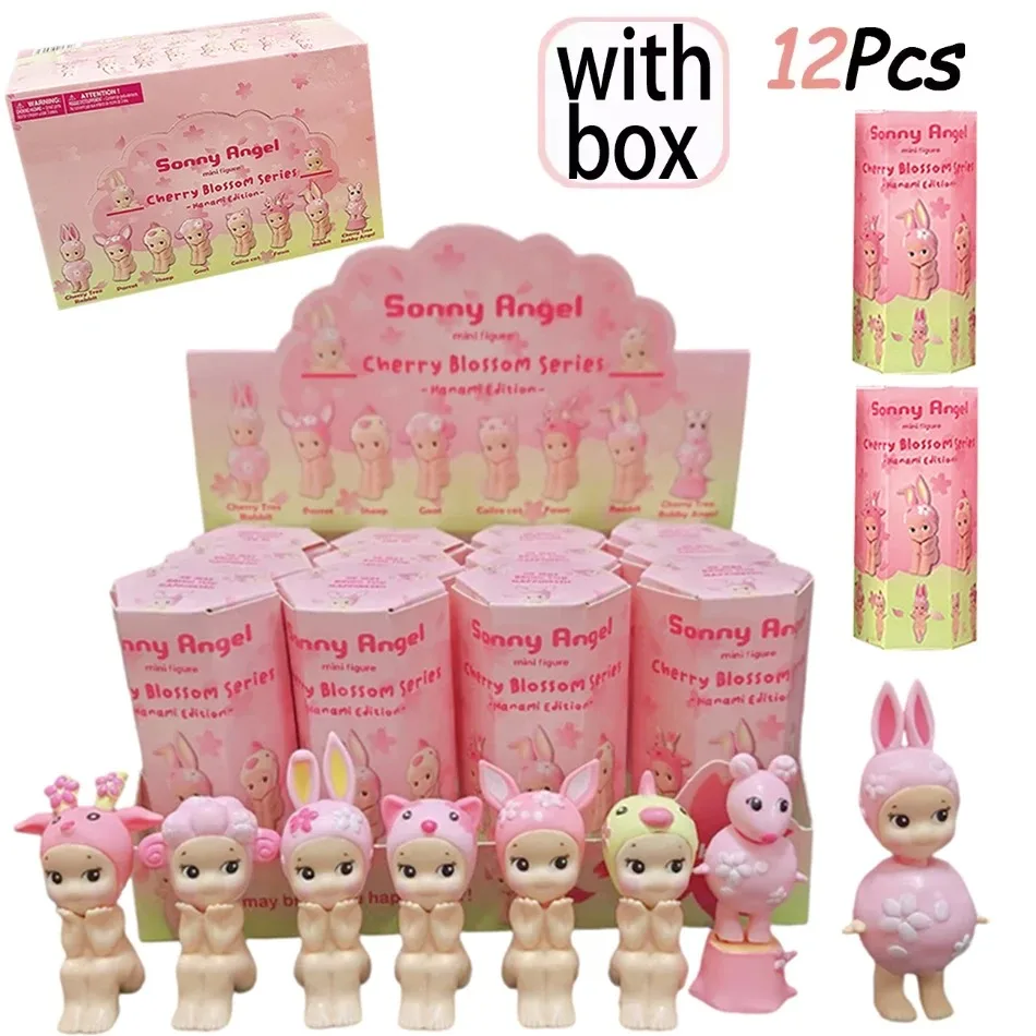 2025 nuevo Sunny Ange Cherry Blossom Series caja ciega juguete flor edición marina Mini figura coleccionable adorno de escritorio regalos Kawaii