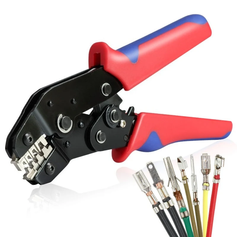 

Инструмент для обжима проводов с регулируемым механизмом и сменными насадками для PH2.0, XH2.5, JST2.5, VH3.96, SN-48B/SN-58B