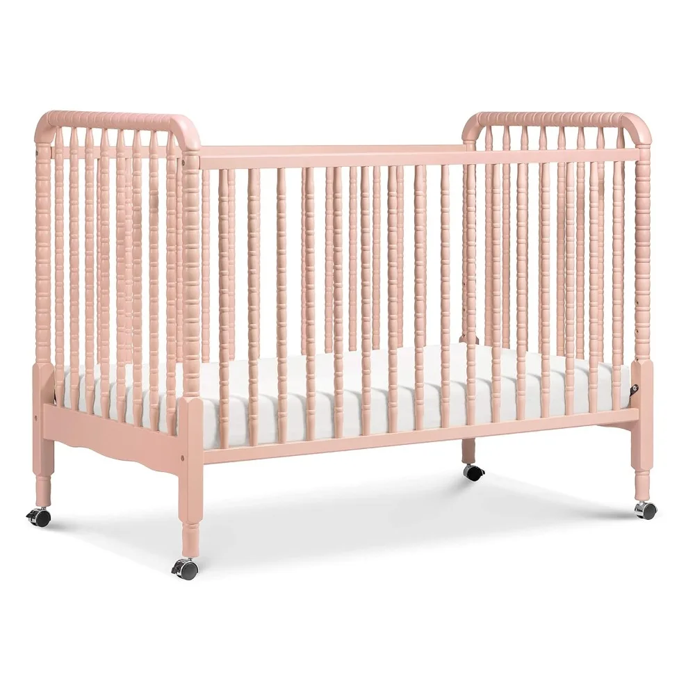 DaVinci Jenny Lind 3-in-1 Convertible Crib , Removable Wheels, Greenguard Gold Certified