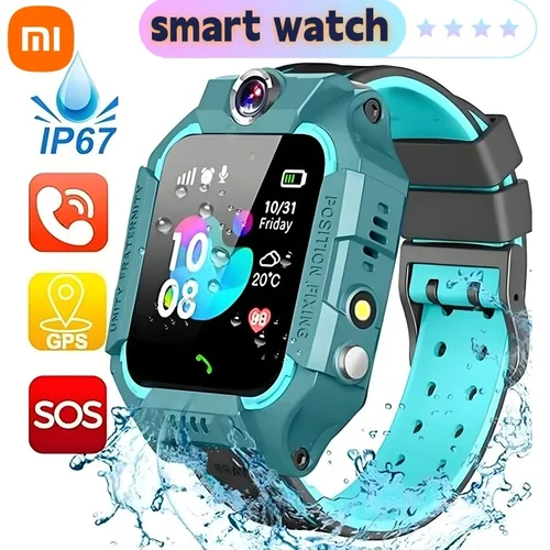 Imagen 2 del producto Xiaomi niños reloj inteligente 4G SOS ubicación GPS tarjeta Sim llamada niño reloj inteligente cámara impermeable niños niña regalo para Ios Android 2025