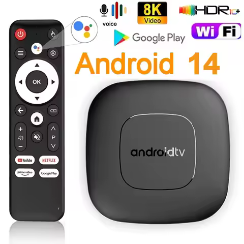 T1 Smart TV Box Android 14 H313 Quad Core Dual Wifi 2.4G&amp;5G 8K HD Google Media Player BT 5.2 4GB 32GB 64GB 128GB Media Player