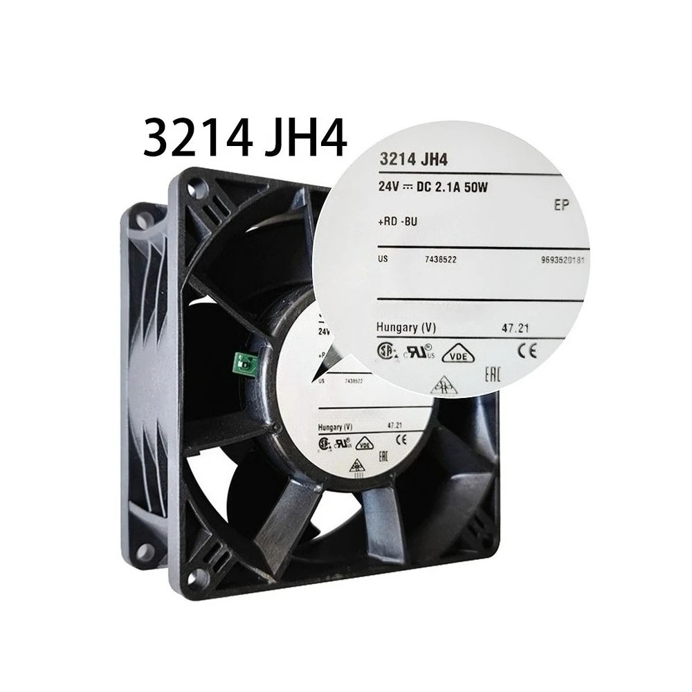 

Low-Energy radiator FOR Ebmpaps 3214JH4 DC 24V 13000RPM 2.1A 92*92*38MM Server Fan