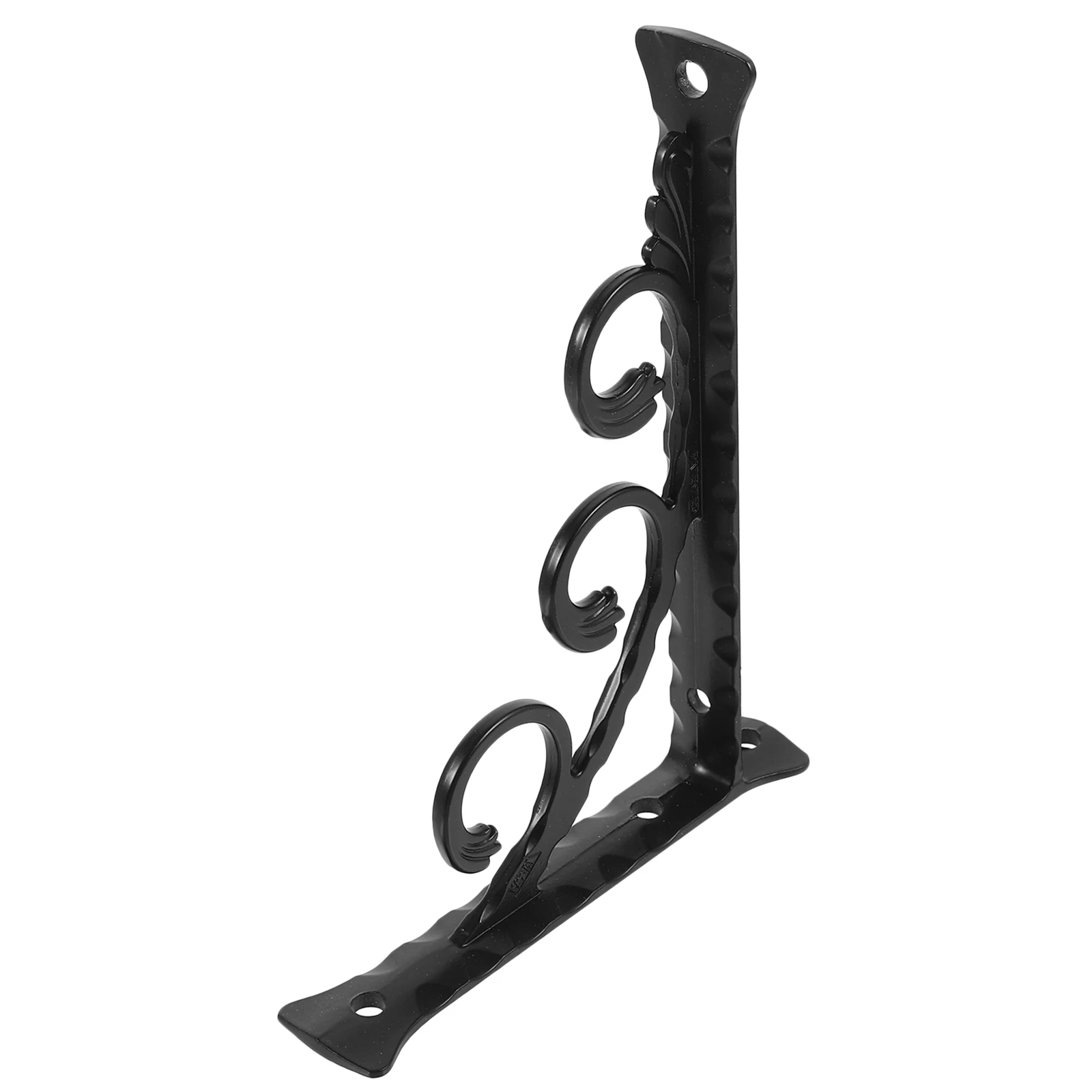 Staffa per mensola a muro triangolare da 120x150 mm, metallo resistente per montaggio su legno, ripiani pratici e durevoli, staffa per uso in giardino domestico