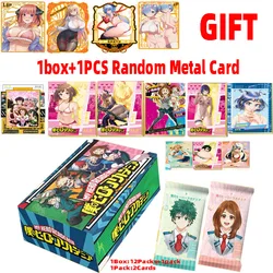 2024 Cardjoy My Hero Academia Cards 25pcs  Japanese Anime Booster Box Goddess Story Cards Tcg Toys And Hobbies Gift