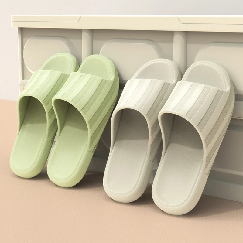 

Summer Fashion Couples Slippers Women Men Home Slippers Light Soft EVA Slides Indoor Outdoor Bathroom Beach Anti-Slip Flip Flops
