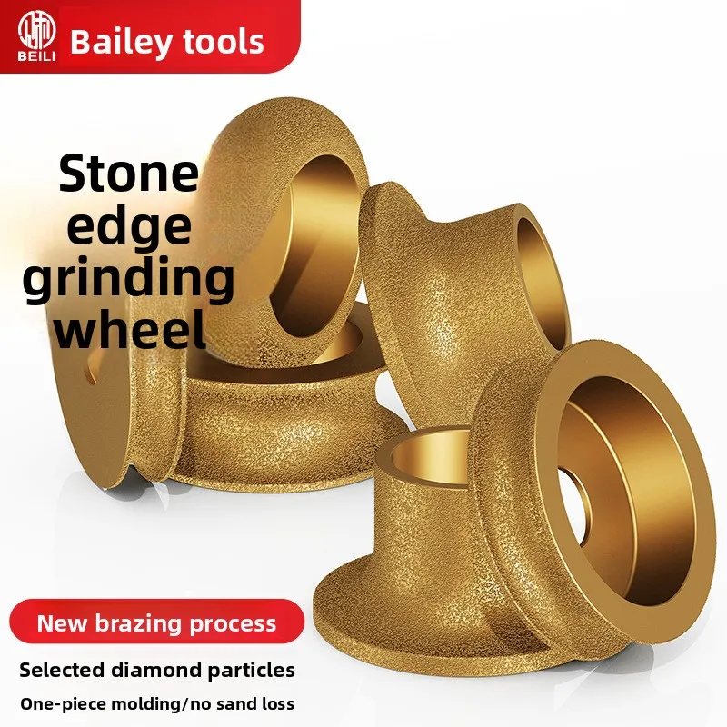 

Stone edge grinding wheel French edge granite marble tile edging grinding wheel brazed diamond angle grinder grinding disc