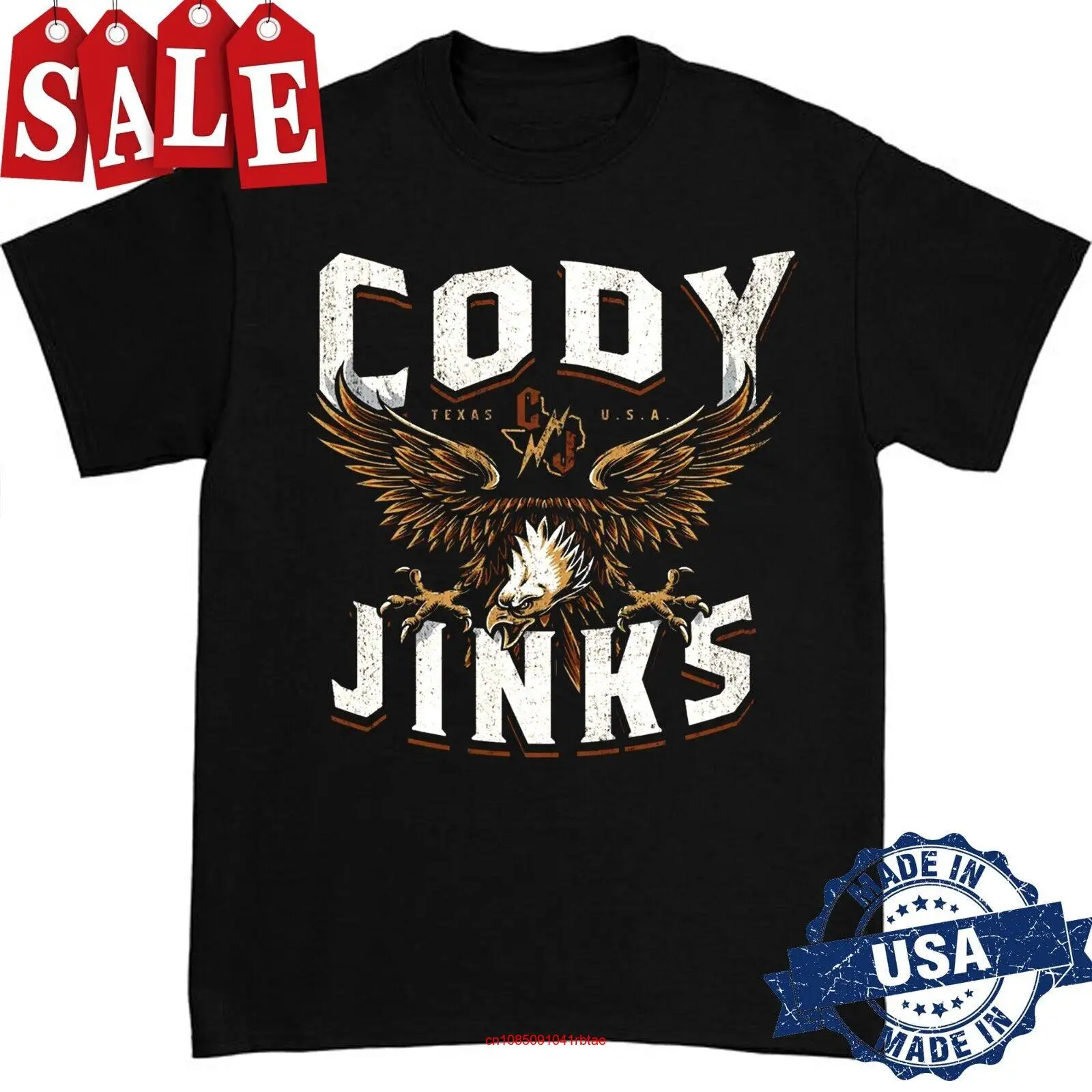 Редкая Мужская футболка Cody Jinks S 235XL 6D622 с длинным или коротким рукавом