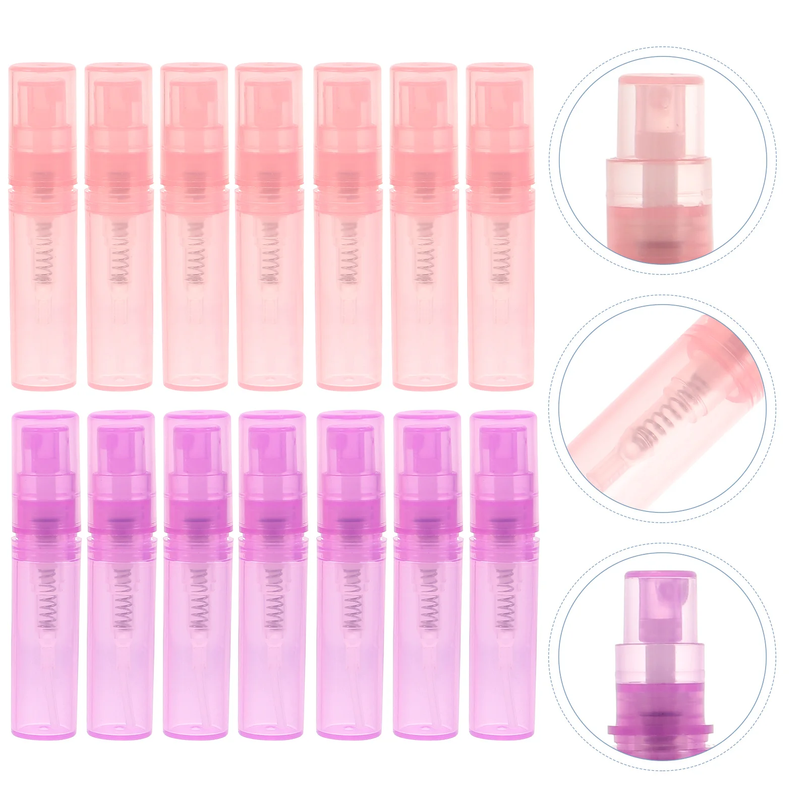 

15 Pcs Aromatherapy Bottle Perfume Refillable Tube Makeup Subpackage Bottles Small Spray Portable Travel