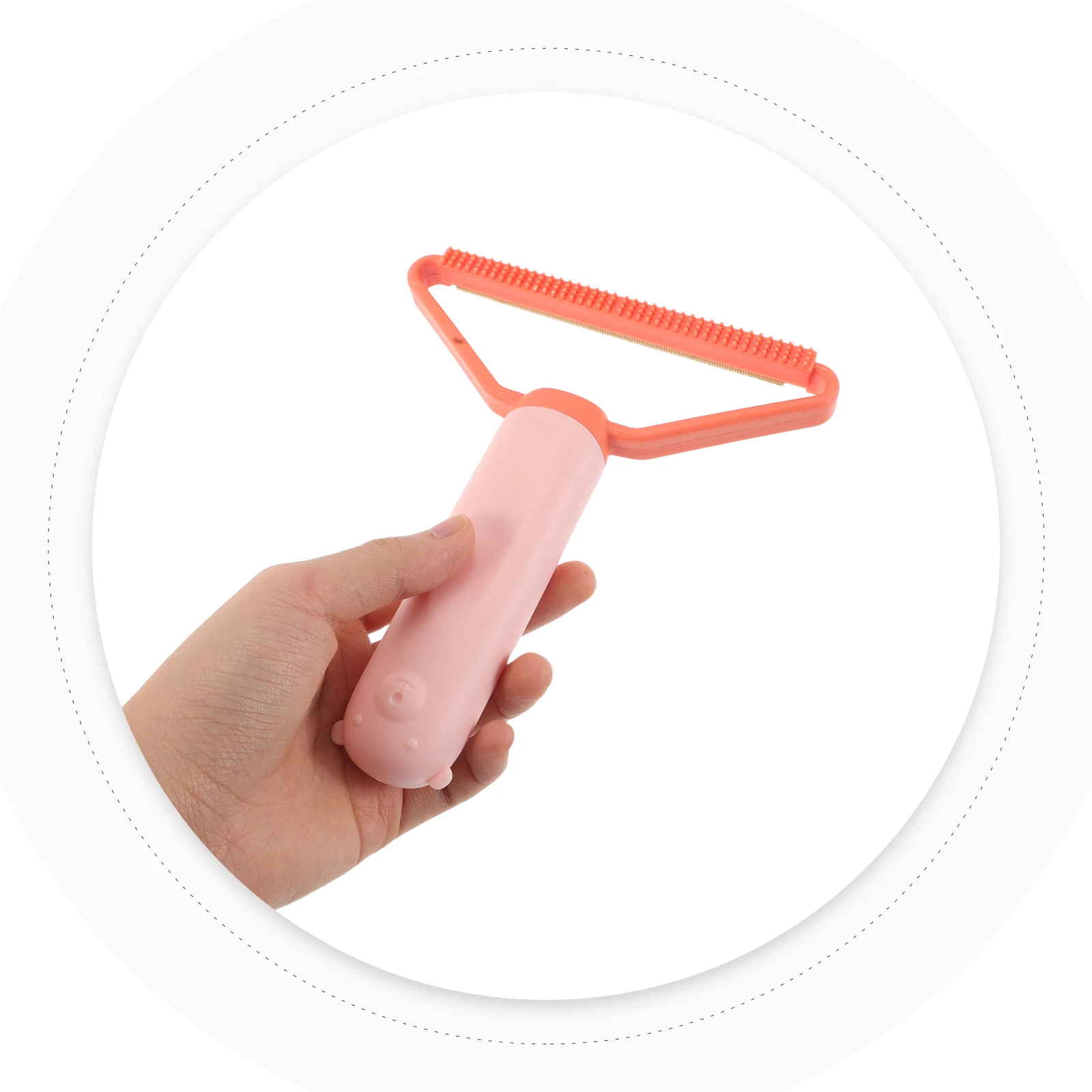 

2pcs Pet Hair Removal Device Dual Sided Brush Shaver Compatible Wool Coats Fabrics Travel Portable Dog Cat Home Cleaning Tool
