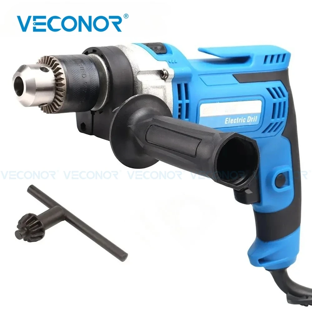 220V Impact Drill Corded Electric Screwdriver Industrial Grade Power Tool Hammer Drill