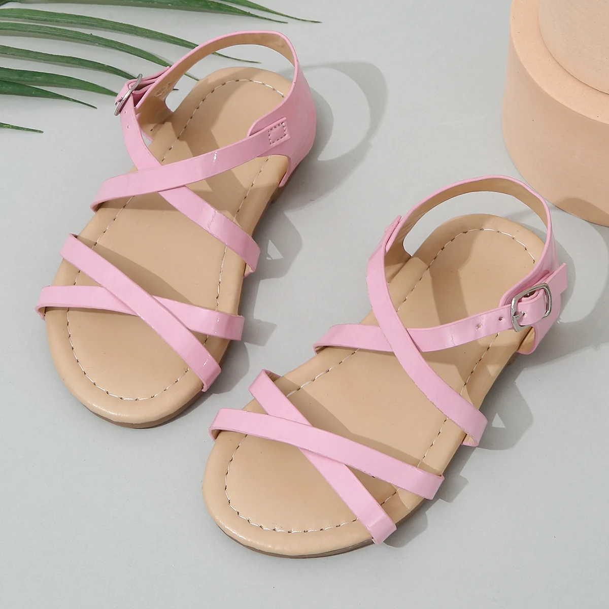 Girls Sandals Outdoor Open Toe Princess Sandals Beach Shoes For Toddler Kids Children, Spring And Summer