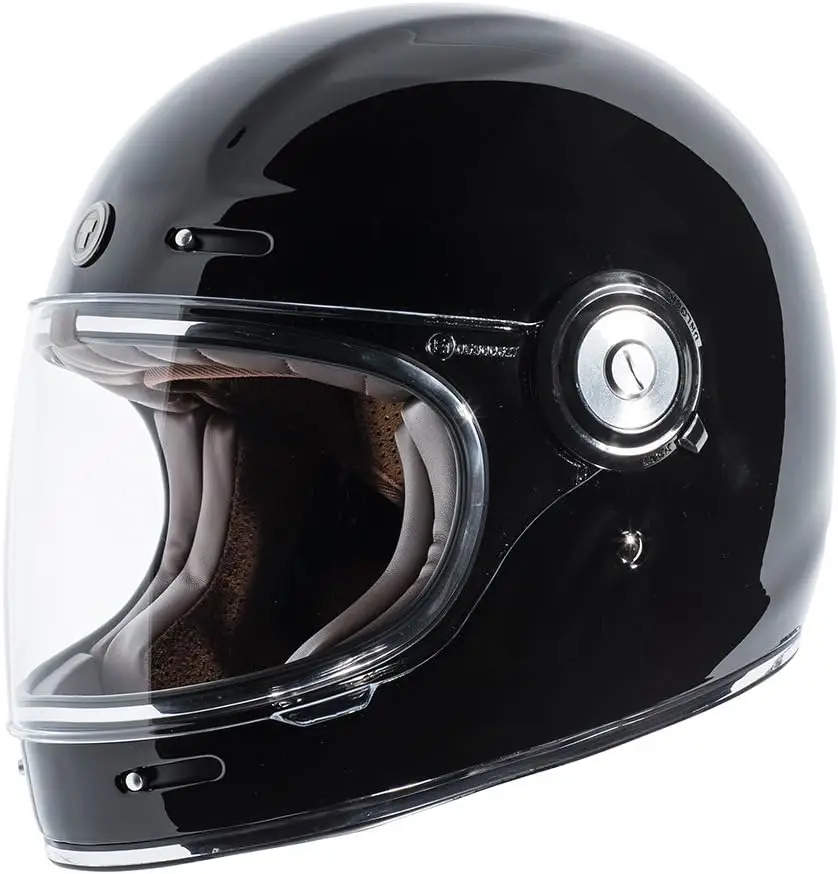 

T1/ Newport Retro Fiberglass Full-Face-Helmet-Style Moycle Helmet
