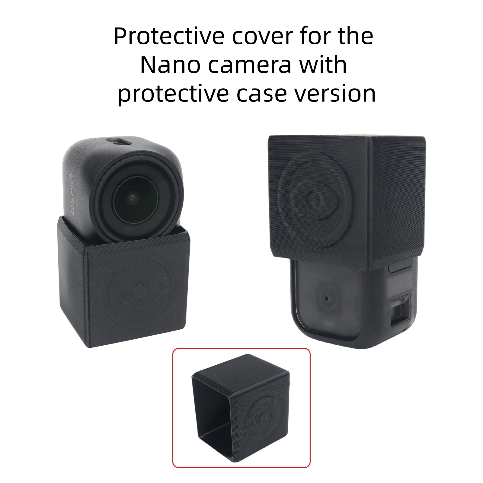 

Lens Protector for DJI OSMO NANO Camera For use when installing the original protective case