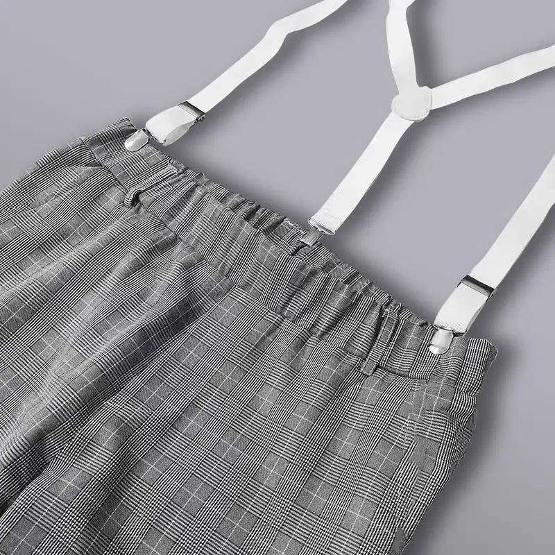 

Детский костюм на Хэллоуин Xu Kun с комбинезоном, специальные широкие брюки в маленький черный горошек, дышащая удобная повседневная одежда