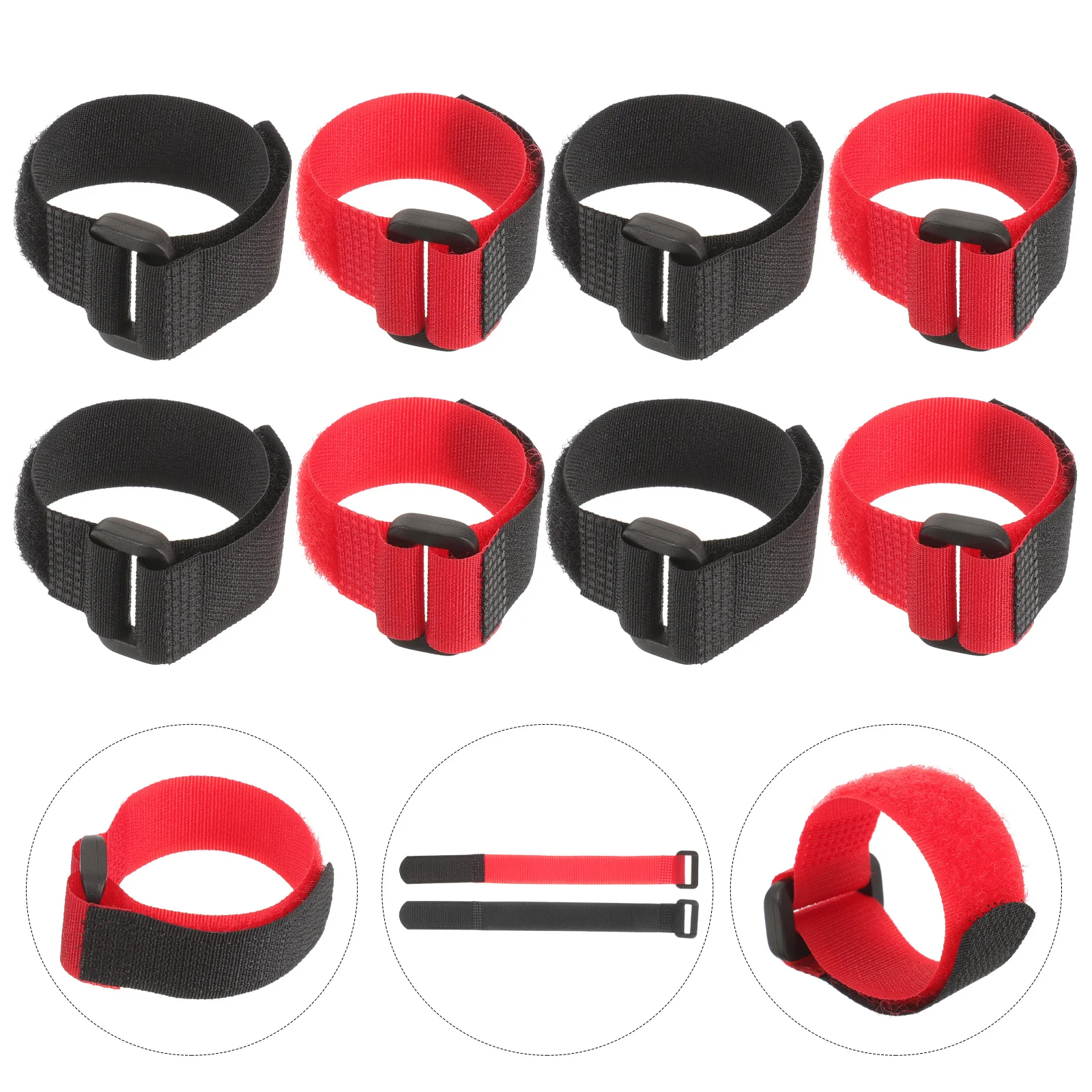 

8Pcs Anti-Crowing Poultry Collars Adjustable Nylon Neckbands Stop Screaming Rooster Noise-Free Neck Belts Practical Durable