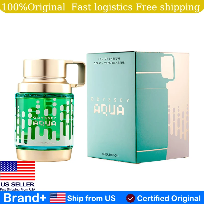 

Armaf Odyssey Aqua Edition for Men Eau De Parfum Hair and Body Spray 3.4 Ounce Cologne Long Lasting Fragrance Birthday Gift