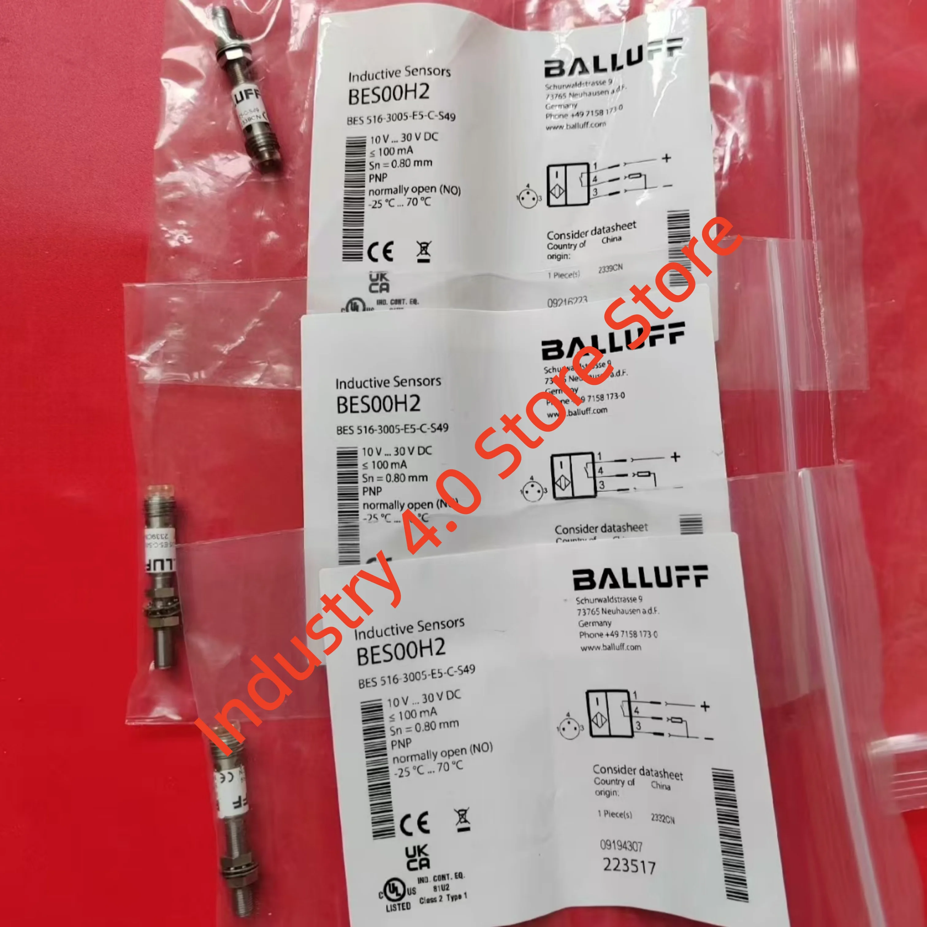 

Proximity Switch brand BES00H2 BES-516-3005-E5-C-S49 new