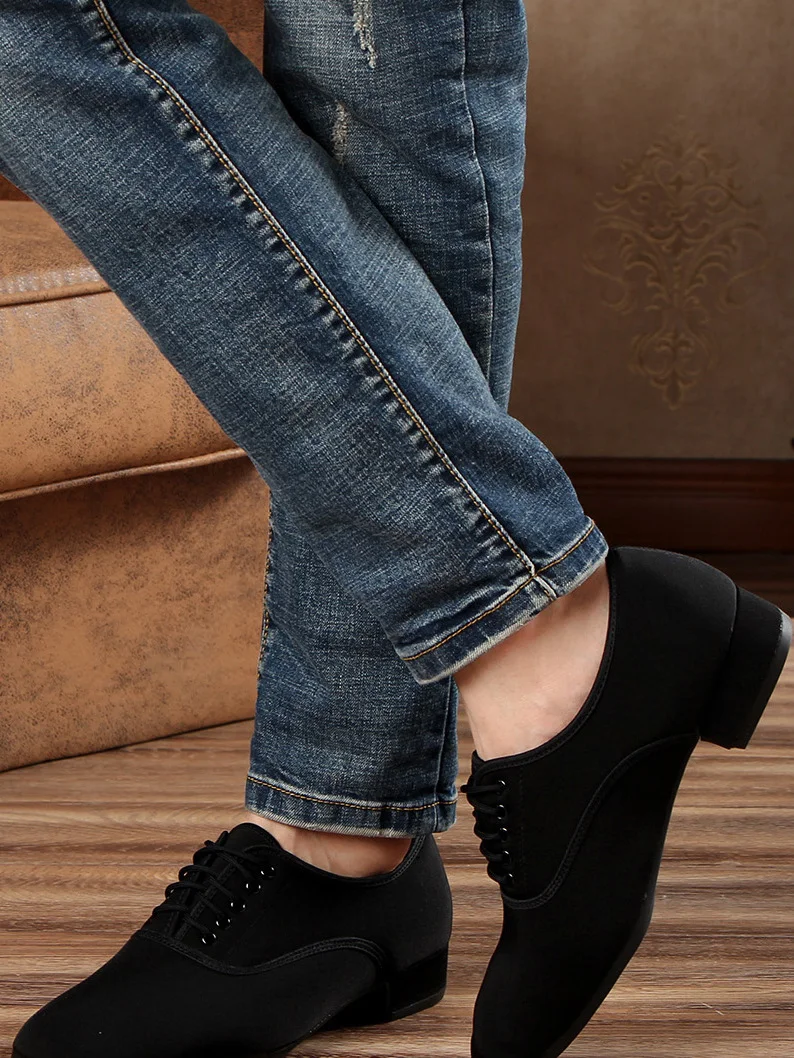 modern-dance-shoes-for-men-black-mesh-soft-bottom-oxford-cloth-social-dancing-shoes-adult-square-dance-footwear