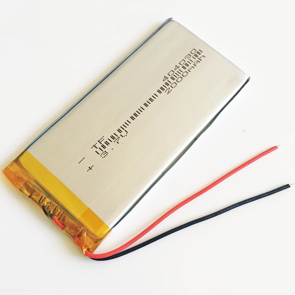 Bateria Recarregável LiPo, Polímero De Lítio, Poder para GPS, Câmera, Alto-falante, Gravador, Massageador, Bluetooth, Remoto, 404090, 3.7V, 2000mAh