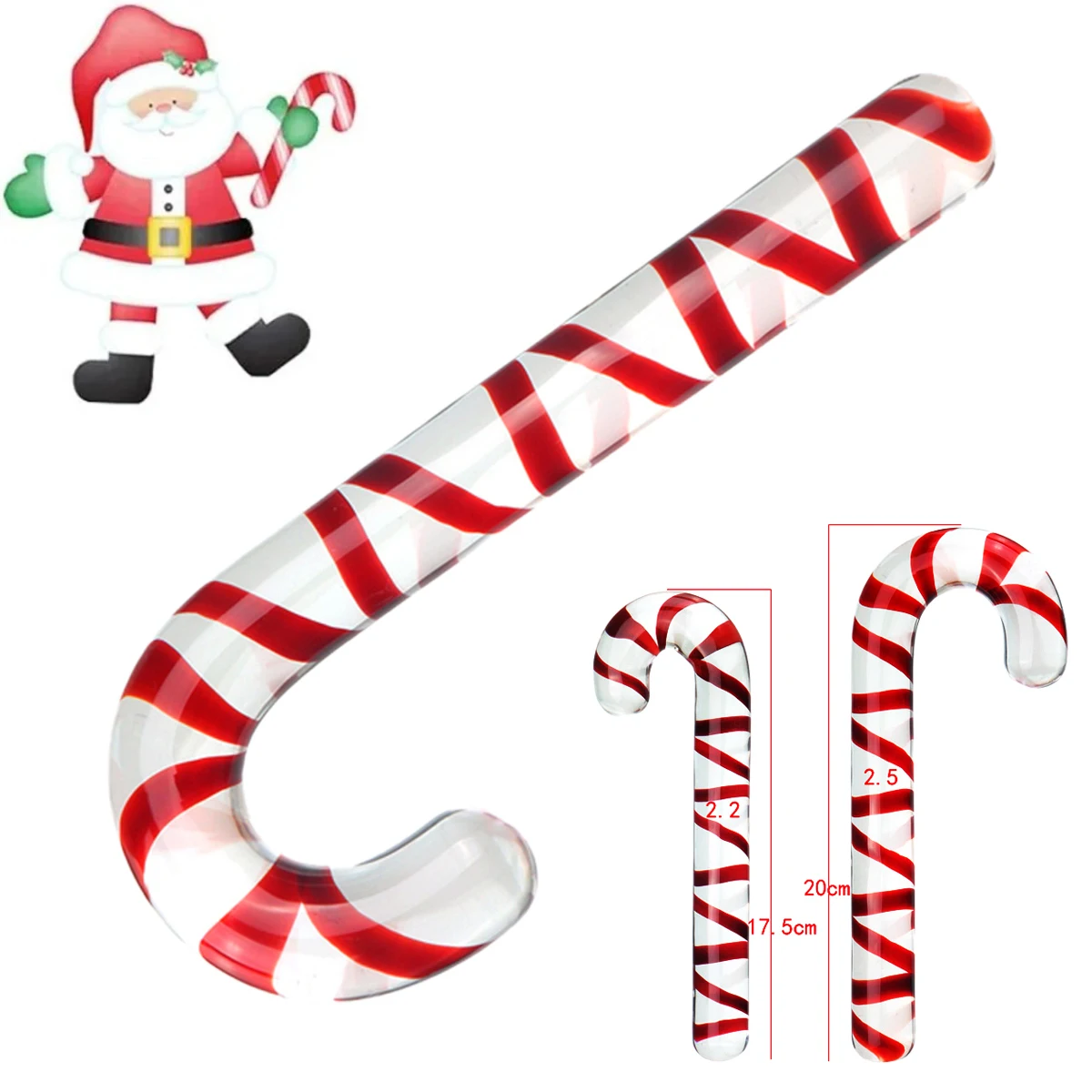 candy cane sex toy This candy cane dildo has to be the most festive way to masturbate