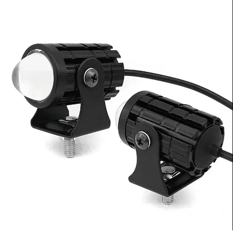 

Motorcycle LED Mini Driving Light Dual Color Headlight Auxiliary Spotlight work lamp Fog Light Motorcycle Accessories light 10W