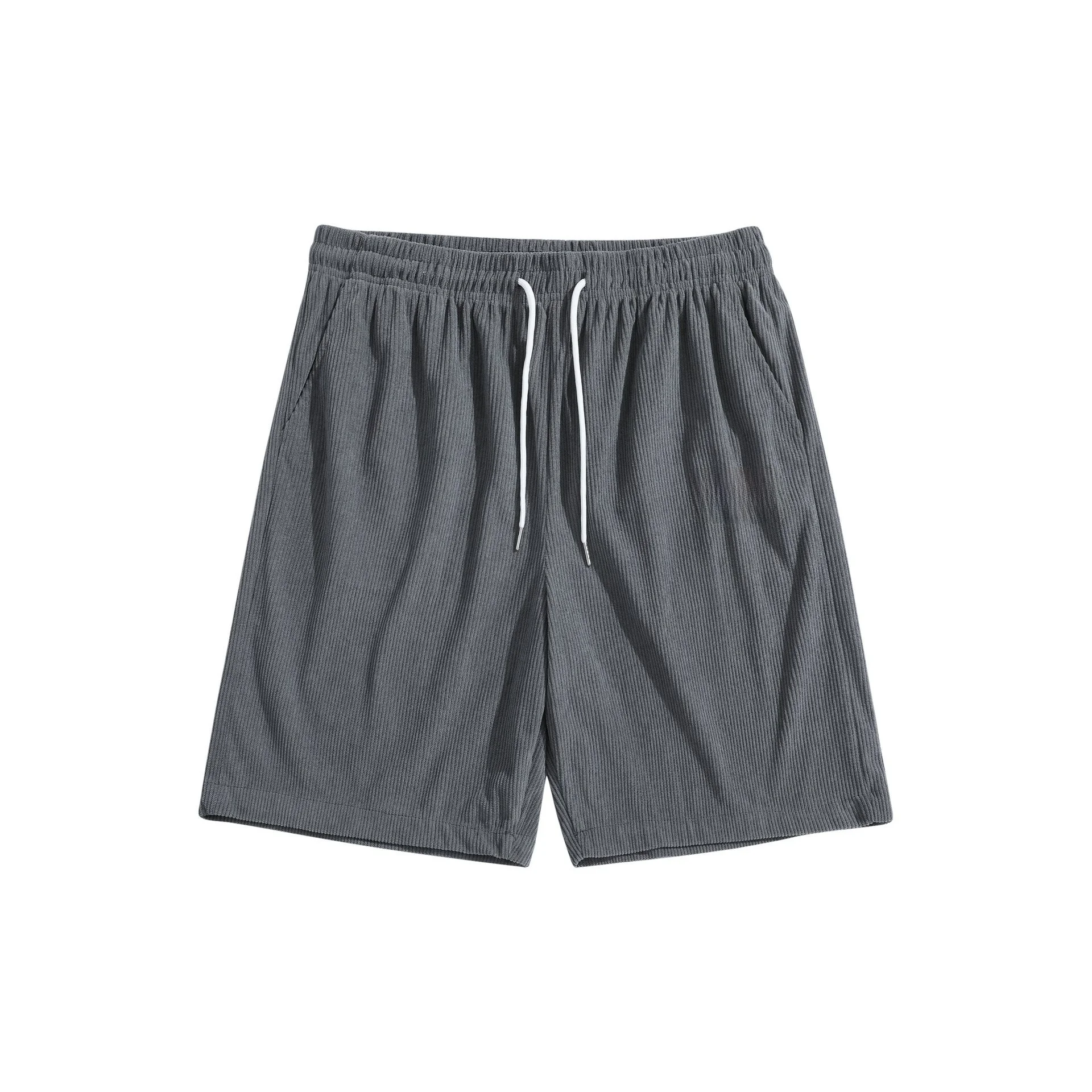 Cross-Border Version Velvet Flower Shorts Natural Style Five-Quarter Length Mid-Low Waist for Universal Use Printed on Other ...