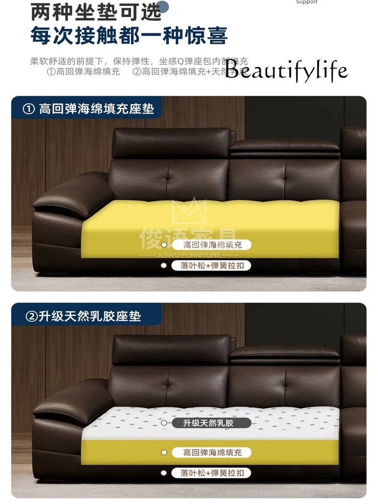 YY غرفة معيشة إيطالية جديدة بسيطة ومسند ظهر عالي ومفاتيح بيانو قابلة للتعديل وأريكة غرفة المعيشة متعددة الوظائف