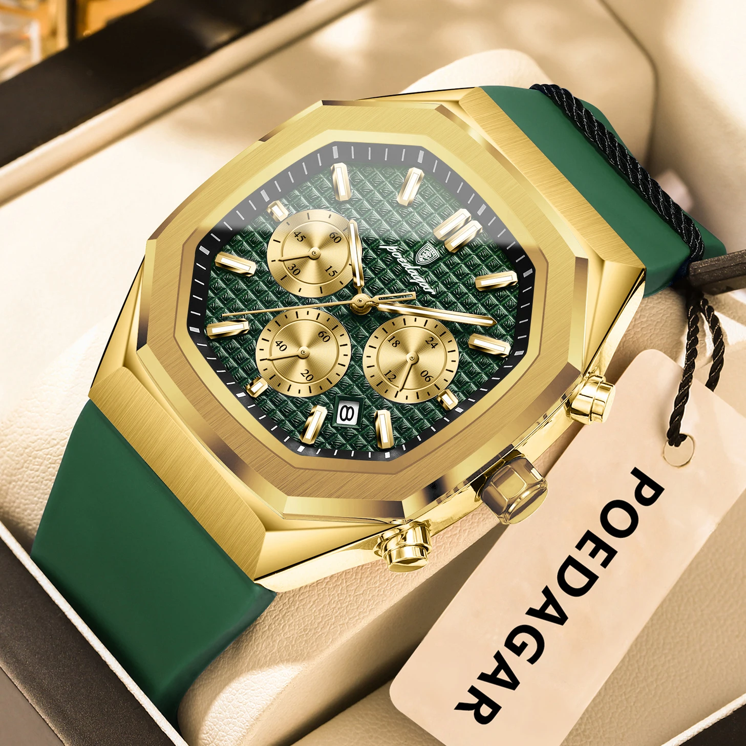 Men's Waterproof Chronograph Quartz Watch
