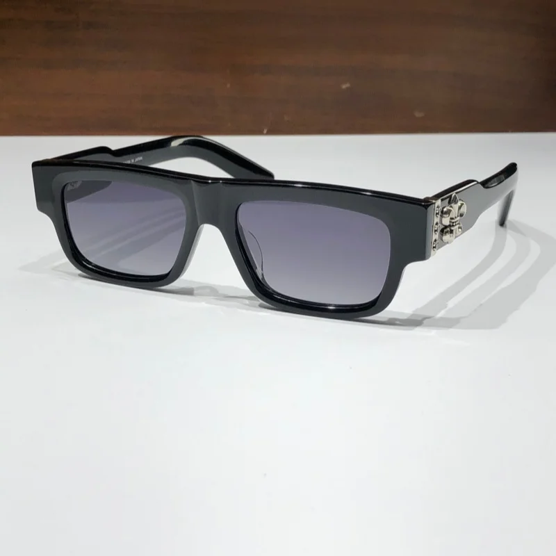 High Quality Men's Outdoor Travel Sports Thick Leg SunglassesLuxurious Acetate Fiber UV400 Sunshade Women's Customized Mirrors