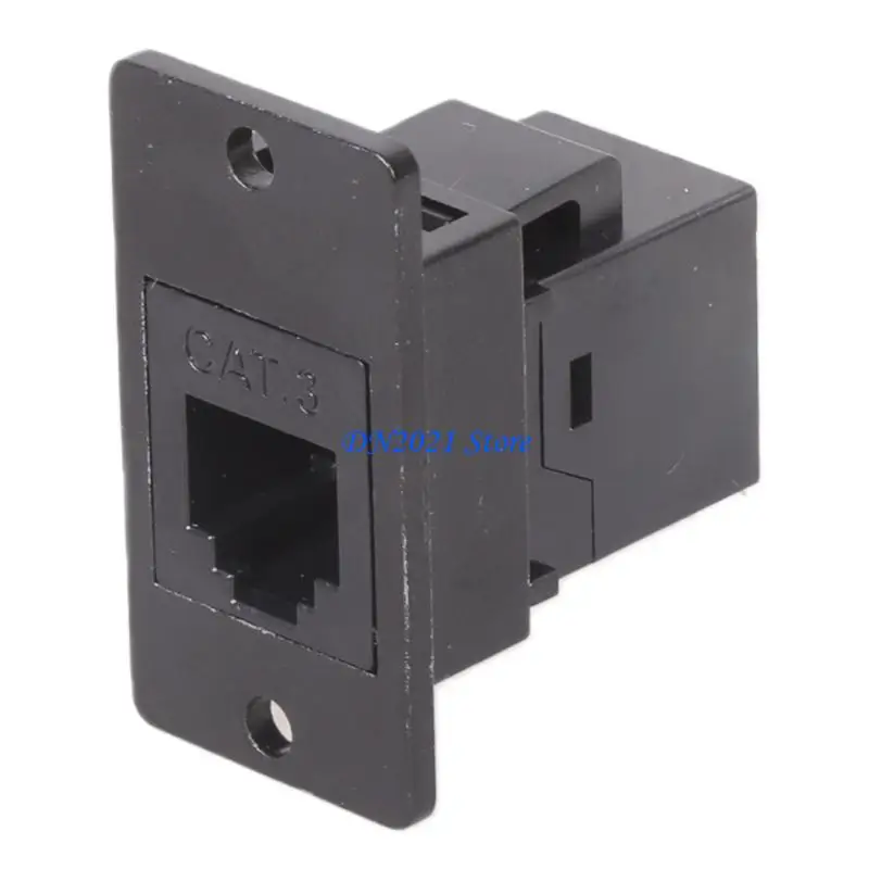F3KE 6P6C RJ12 Through Coupler Connectors For Printer Systems Telephone Networking And Embeddeds Device Mounting