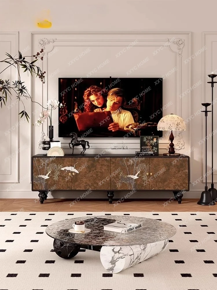 TT  rane solid wood TV cabinet household living roomstorage bedroom integrated cabinet