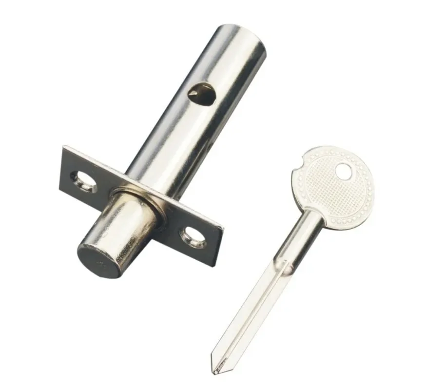 Tube Well Lock with Key Stainless Steel Pipe Tube Lock for Escape Aisle Fireproof Door Hardware cerradura Best Offer