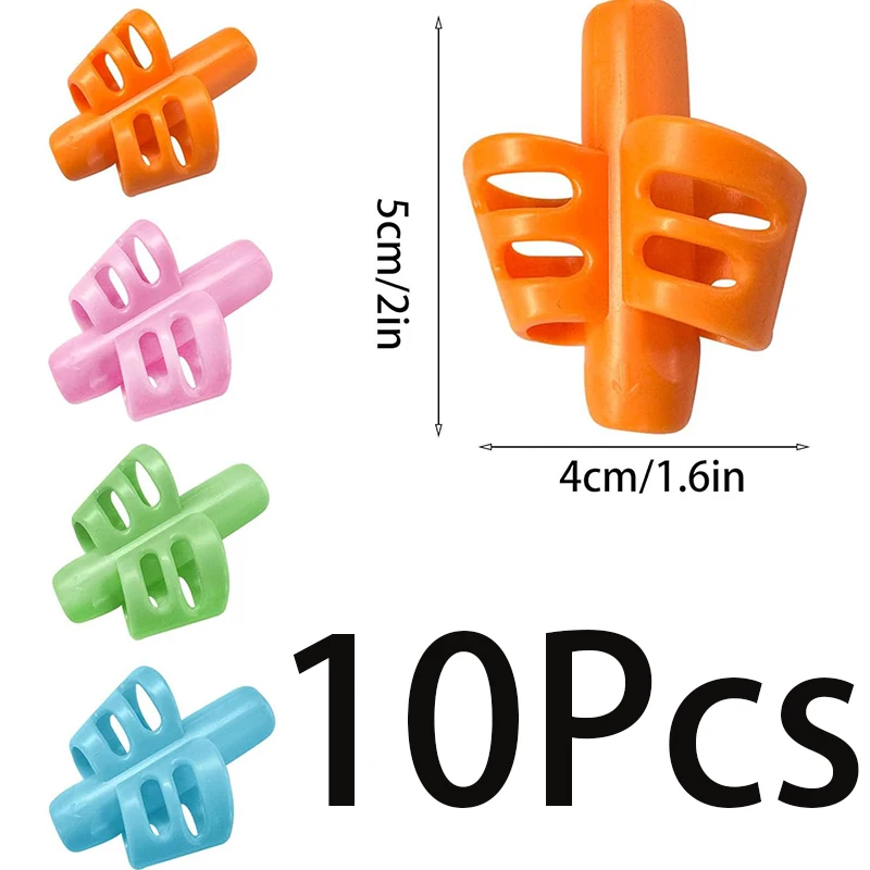 10Pcs Pencil Holder Corrector Pencil Holder Training Baby Children To Correct Holding Pen Protector