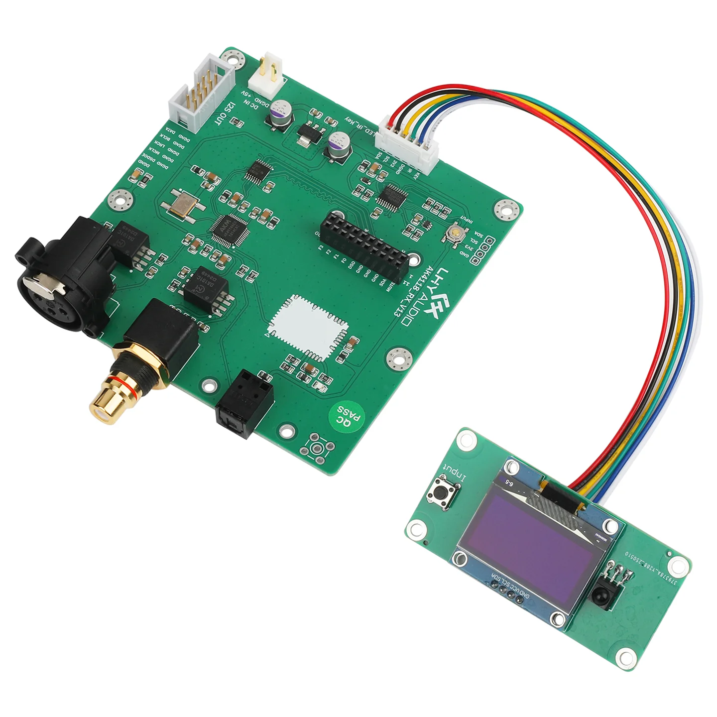 receiver-board-xmos-amanero-ak4118-optical-coaxial-bluetooth-usb-aes-balanced-input-to-iis-output-dac-1794-display