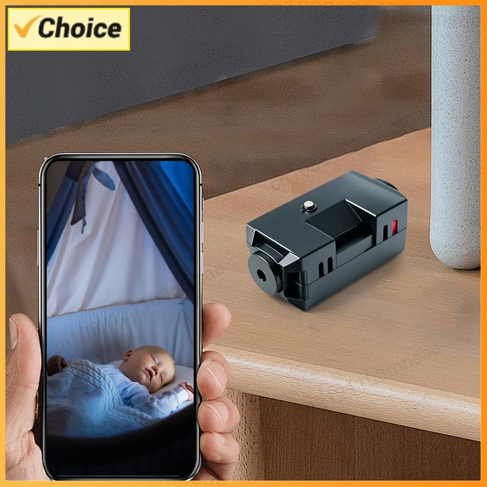 Compact Wireless WiFi 1080P HD Camera Night Vision Motion Detection Memory Card Remote Monitoring