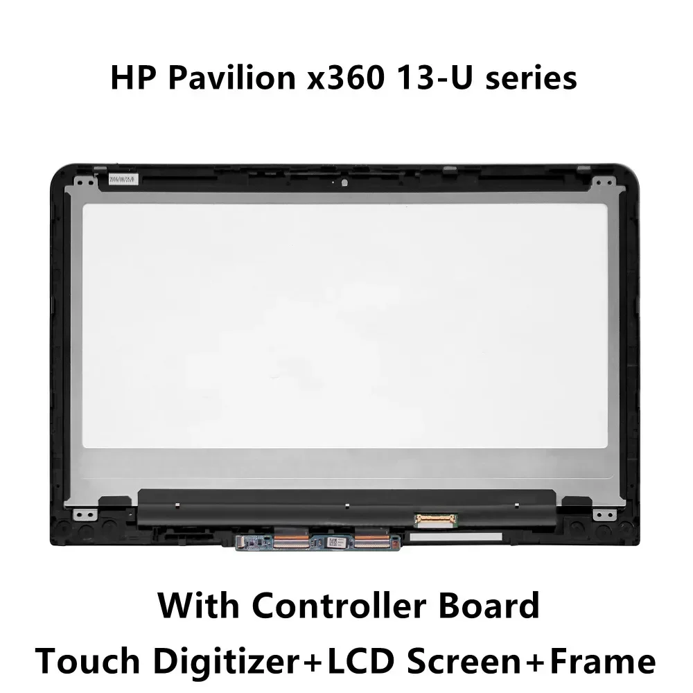 

13.3'' LCD Screen Touch Digitizer Glass Assembly+Frame For HP Pavilion X360 13-u004tu 13-u165nr 13-u013tu 13-u015tu 13-u111nf