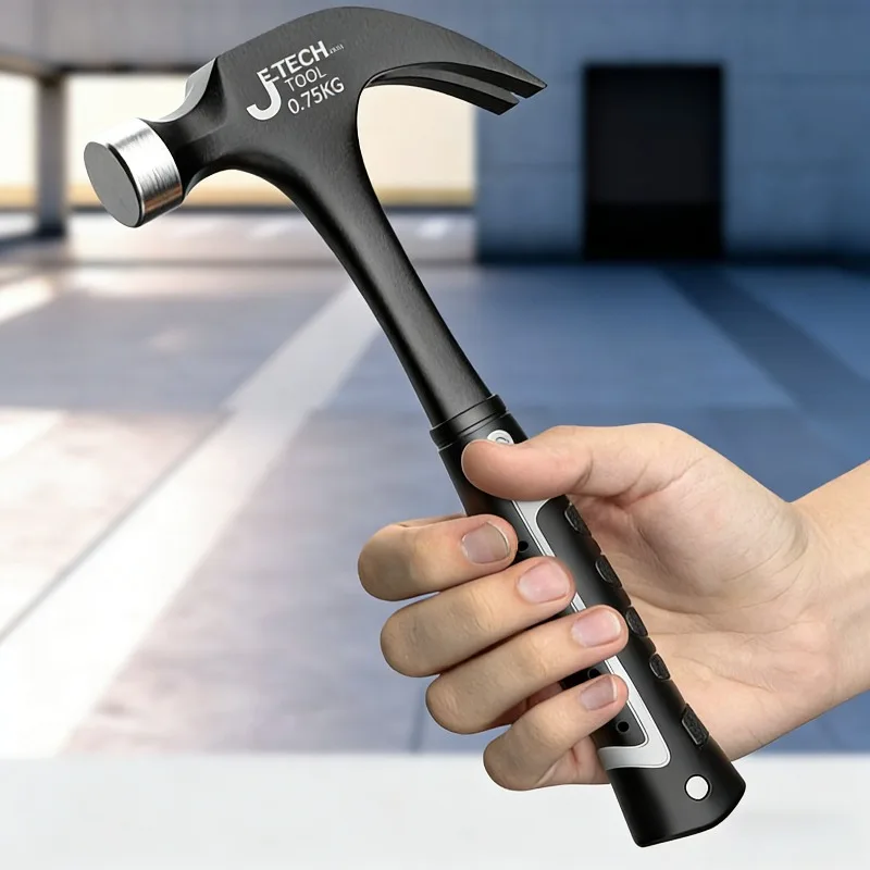 

Молоток-гвоздодер с высокой твердостью и нескользящей рукояткой для домашнего ремонта и работ по дереву, удобный для подъема гвоздей