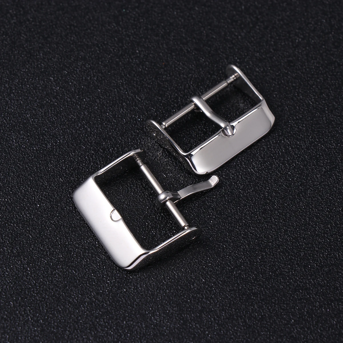 

5PCS Watchband Clasp Stainless Steel Buckle Durable Fit Most Watchbands Silicone Electronics Strap Accessory